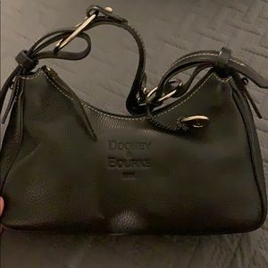 Black Leather Dooney and Bourke handbag